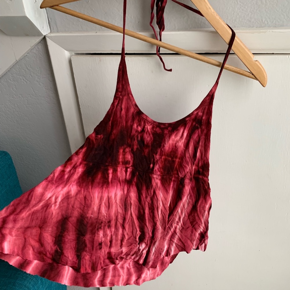 Cropped Tie Dye Halter